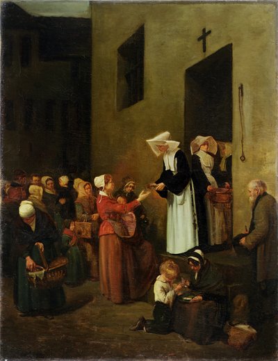 慈善机构，1851年 作者 François Bonvin
